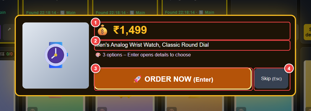 The quick-order window for a high-value find